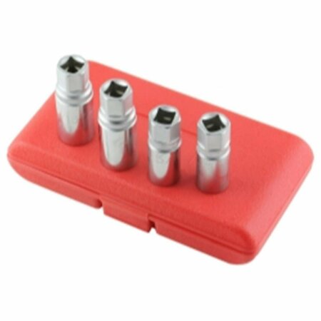 KEEN 0.5 in. Drive Fractional Stud Remover Set, 4 Piece KE3004437